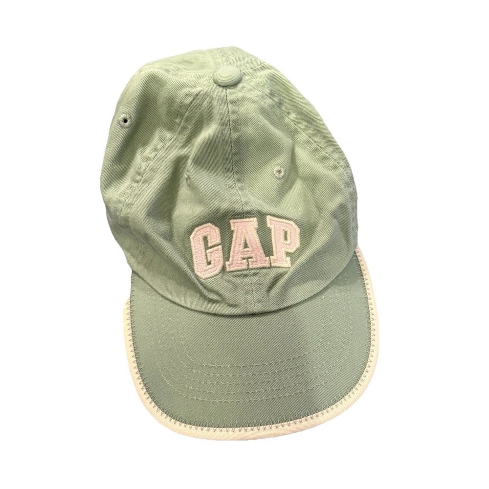 Vintage GAP Kids HAT Green Size Medium Adjustable
